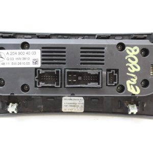 Alternative view of 12-18 Mercedes C250 C30
C350 C63 Climate Control
Panel Temperature A/C
Heater