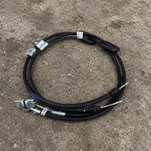Parking brake cable (handbrake / emergency brake cable), specifically a right-rear unit matching Ashika 131-0H-H13 / Japanparts BC-H13 (and equivalents).