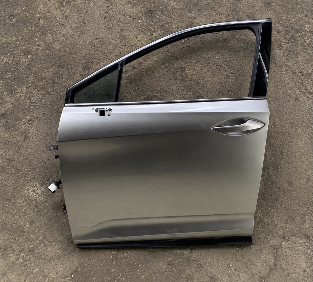 Front (passenger/right-side) door assembly from a 2017–2020 Hyundai Elantra (AD generation) sedan. - Image 2