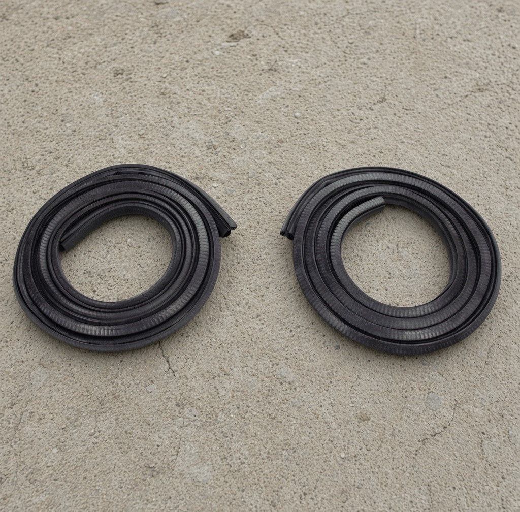 Door Weatherstrip on Cab - Rear Door - 79-89