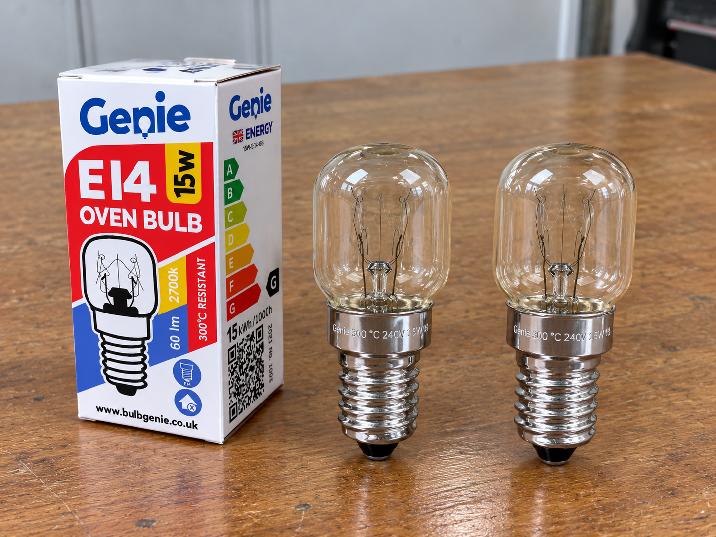 2 Pack of Premium Quality 300C Heat Tolerant Halogen E14 Oven Bulbs 15W 230V Lamp for WestingHouse/LG/Smeg/Whirlpool/Samsung/Bosch Ovens, Microwaves and Cooker Bulb Light Bulbs (15, Watts) - Image 3