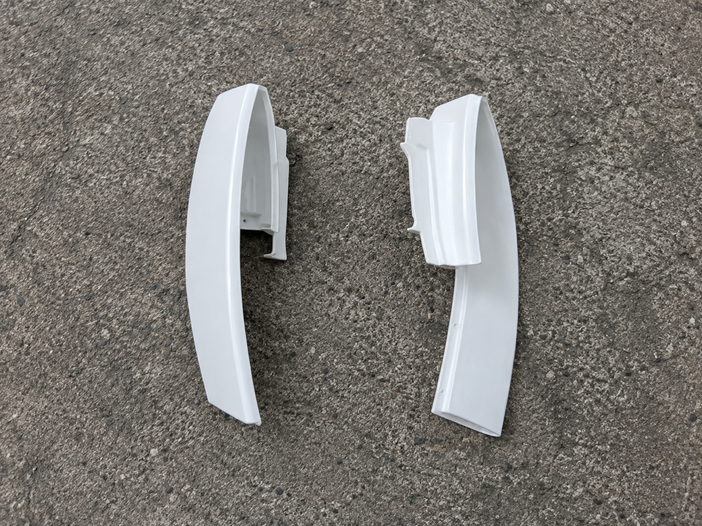 rear quarter-panel extensions / rear bumper-end filler pieces for 1969 Cadillac DeVille. - Image 2