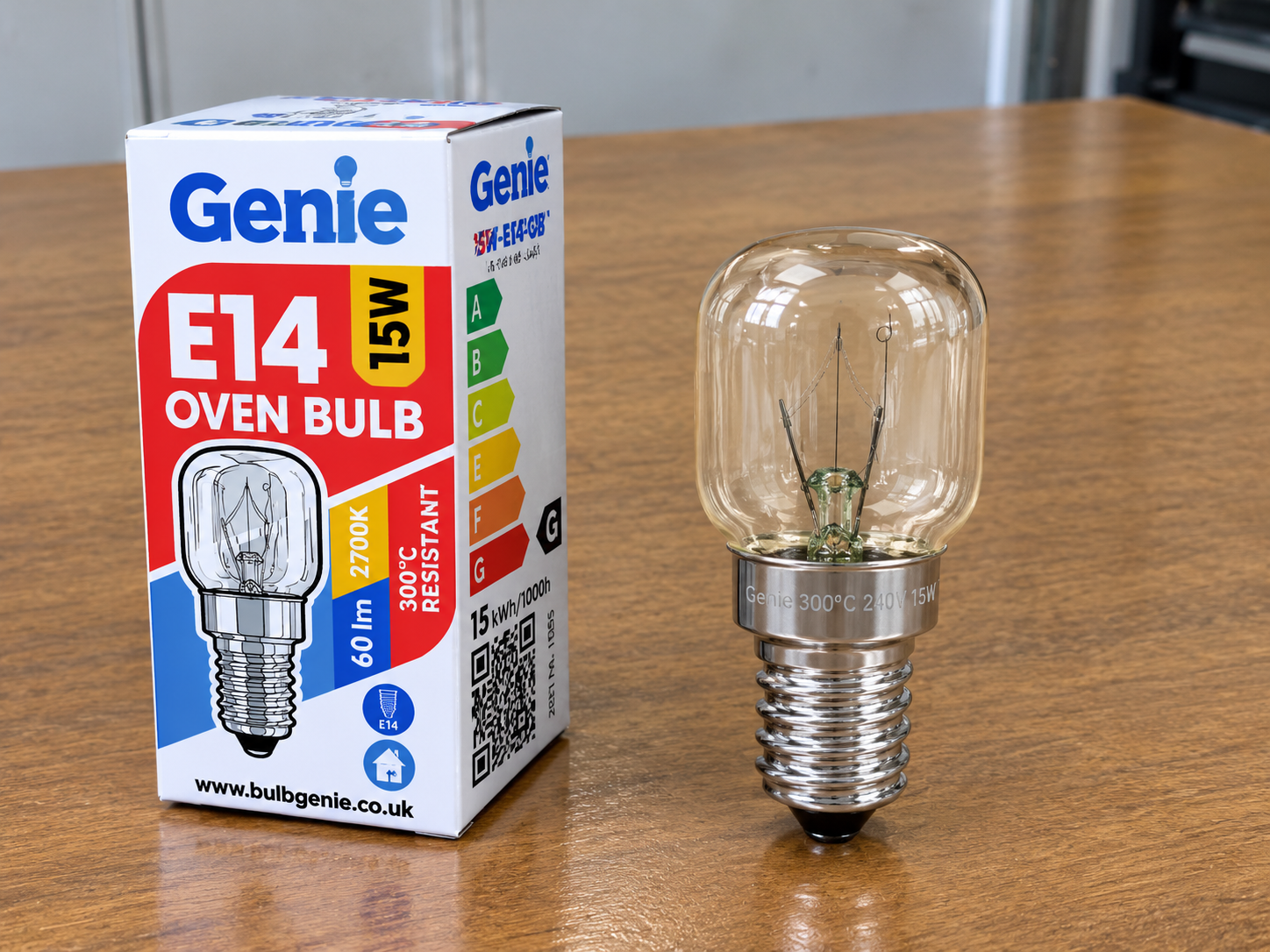 2 Pack of Premium Quality 300C Heat Tolerant Halogen E14 Oven Bulbs 15W 230V Lamp for WestingHouse/LG/Smeg/Whirlpool/Samsung/Bosch Ovens, Microwaves and Cooker Bulb Light Bulbs (15, Watts) - Image 2