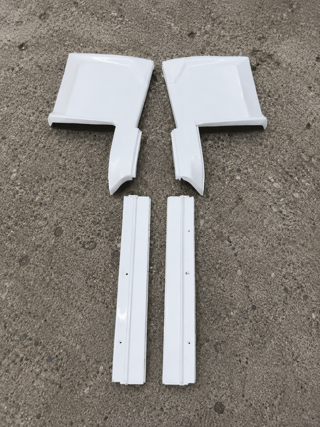 rear quarter-panel extensions / rear bumper-end filler pieces for 1969 Cadillac DeVille. - Image 4