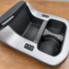 Rear center corner console cup holder insert for a 2nd Gen Sequoia